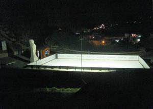 Pista di pattinaggio a Chiaia di Luna. Ponza Estate 2013