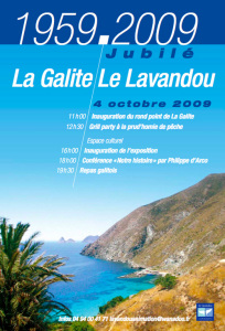 La Galite-Le Lavandou. Affiche