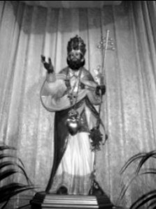 Immagine del santo alla chiesa