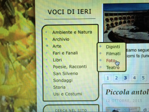 Riquadro in alto a sin. Voci di ieri