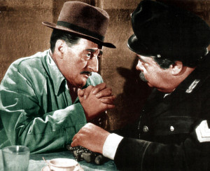 Totò e Fabrizi in Guardie e ladri. 1951