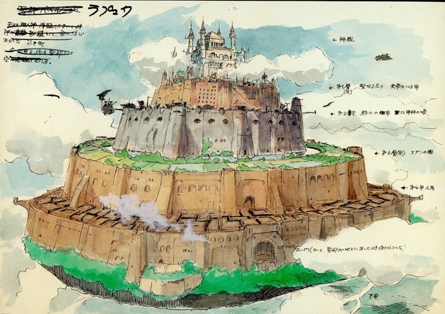 Le isole del mito. (2). Laputa, dai viaggi di Gulliver a Miyazaki - Ponza Racconta