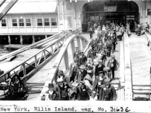 Immigranti a Ellis Island