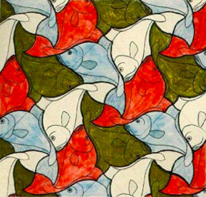 2. Escher. Pesci-a-incastro