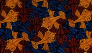 Escher. Fishes