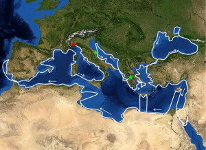 La rotta del Mediterranea
