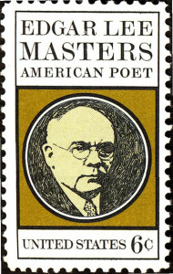 US stamp Edgar Lee Masters