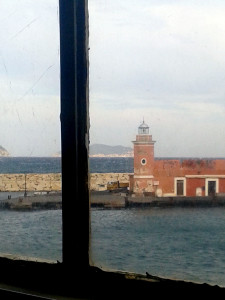 L'uscita dal porto