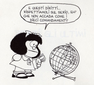 Mafalda e i 10 comandamenti