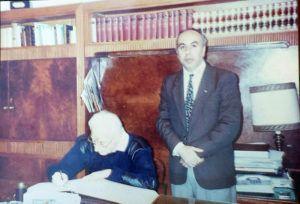Presidente Cossiga 1991. Firma